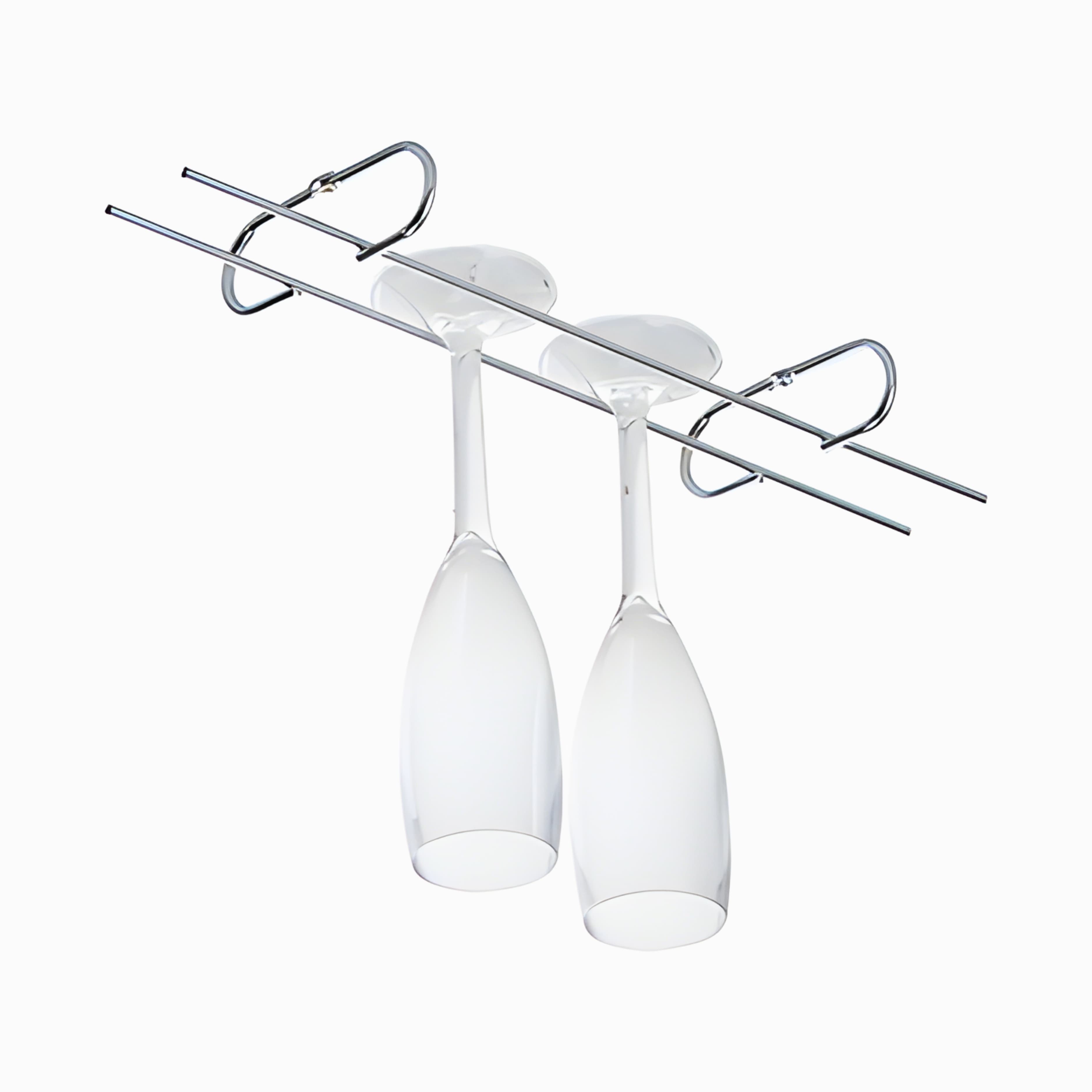 PORTA TAÇAS RETO GISELE 110X35X400MM CROMADO – SCHMITT