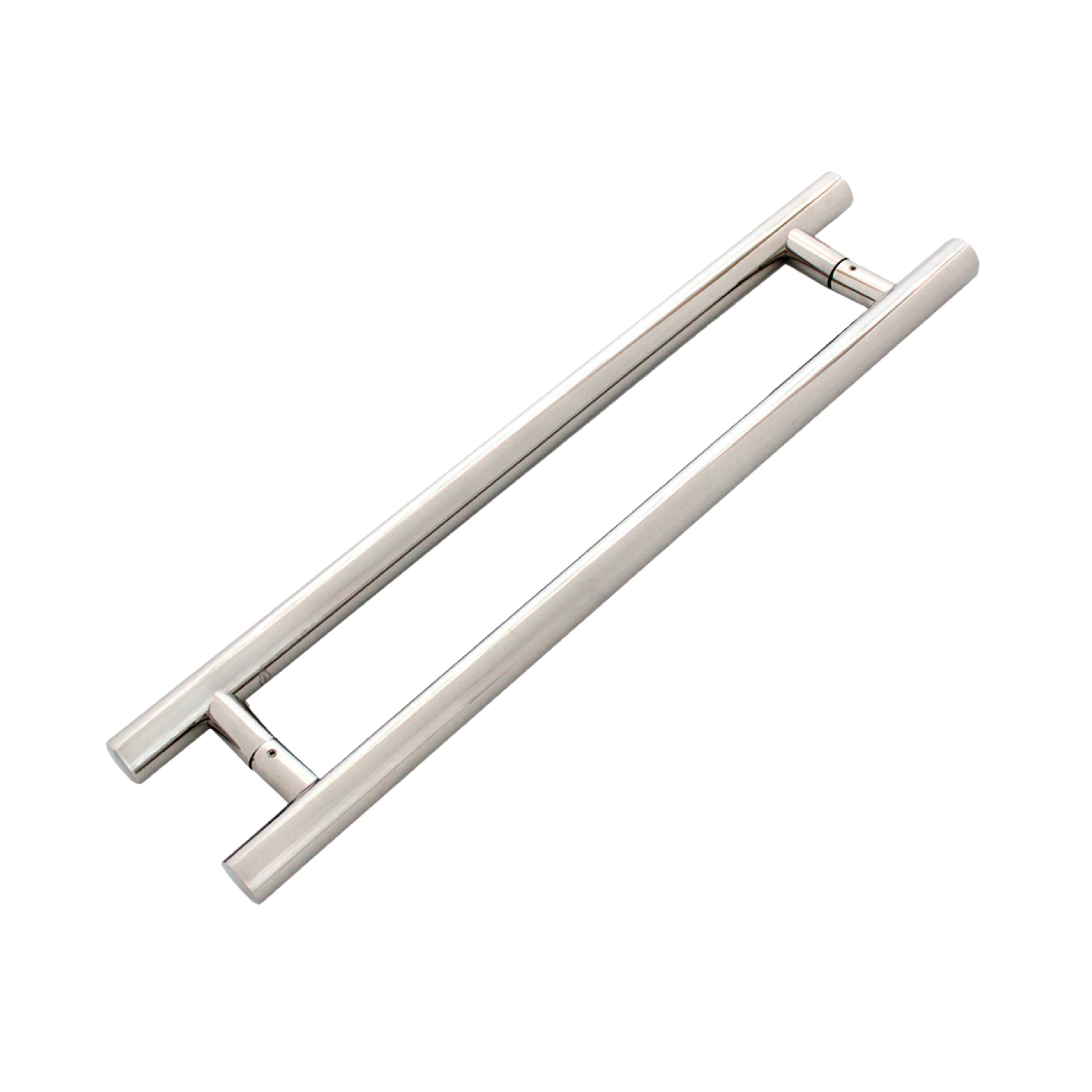 PUXADOR DUPLO ECO TUBULAR 300MM INOX ESCOVADO - GERIS